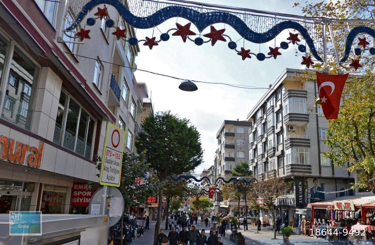 Bustling shopping street of Bagcilar Square in Bagcilar